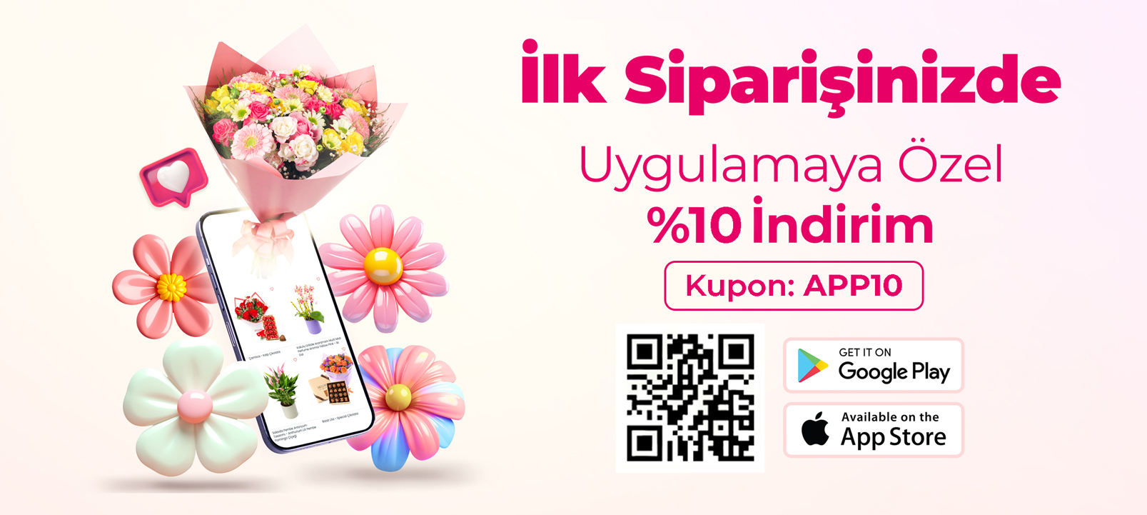 İstanbul Çiçekleri çiçek uygulaması: App Store ve Google Play'den indirin