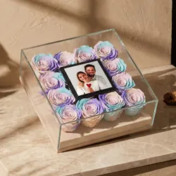 Fotoğraflı çiçek