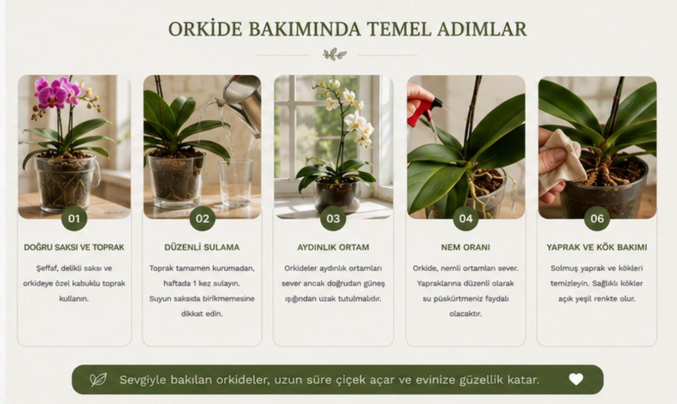 Sulama suyuna sıvı orkide gübresi eklenmesi