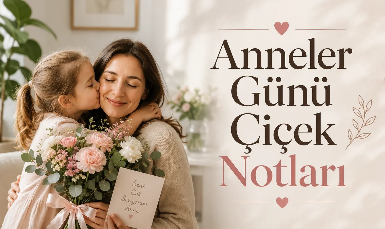 Anneler Günü Çiçek Notları