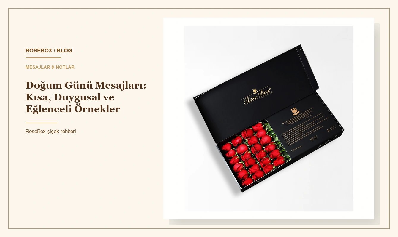 Doğum Günü Mesajları: Kısa, Duygusal ve Eğlenceli Örnekler