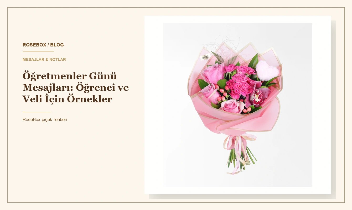 Öğretmenler Günü Mesajları: Öğrenci ve Veli İçin Örnekler