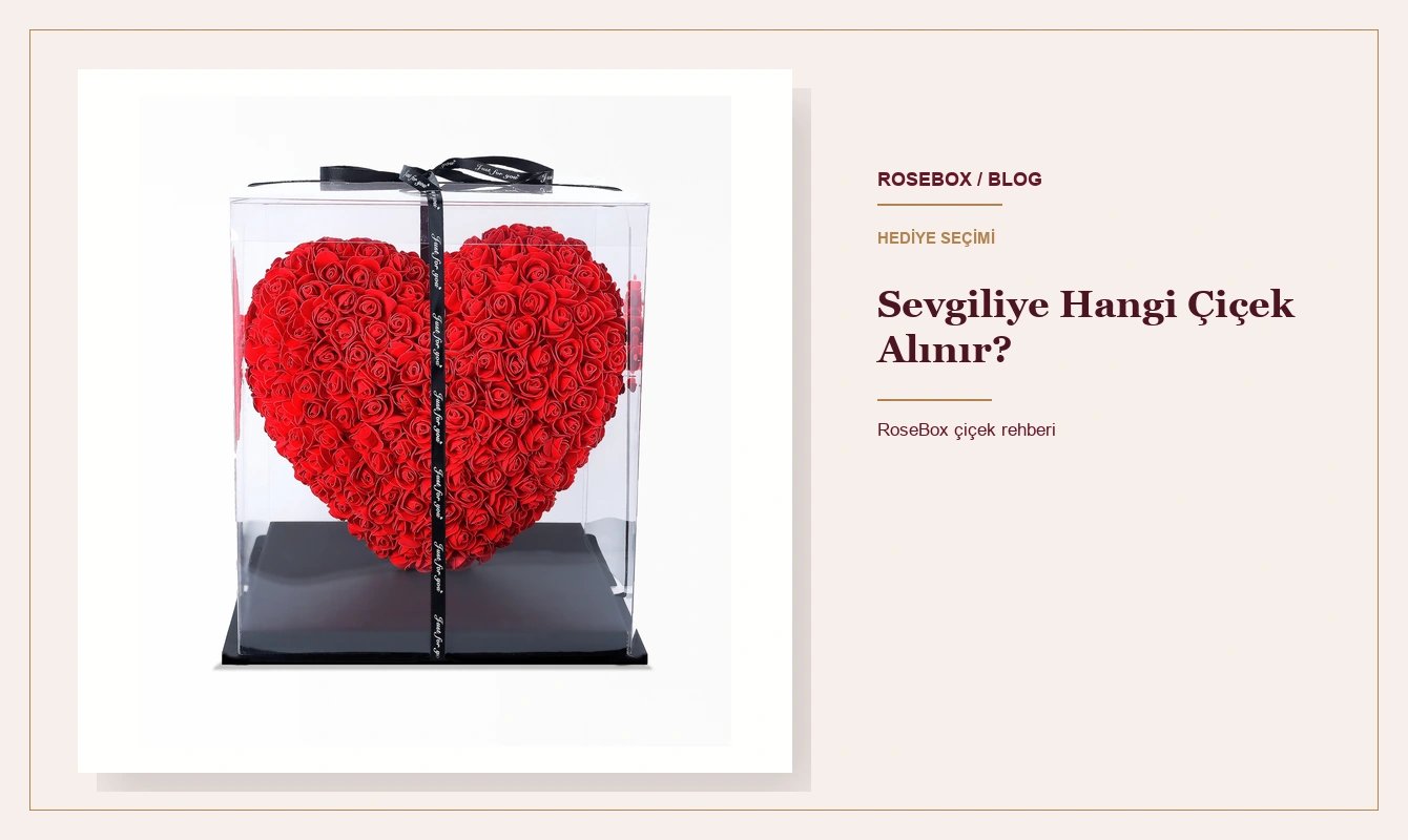 Sevgiliye Hangi Çiçek Alınır?