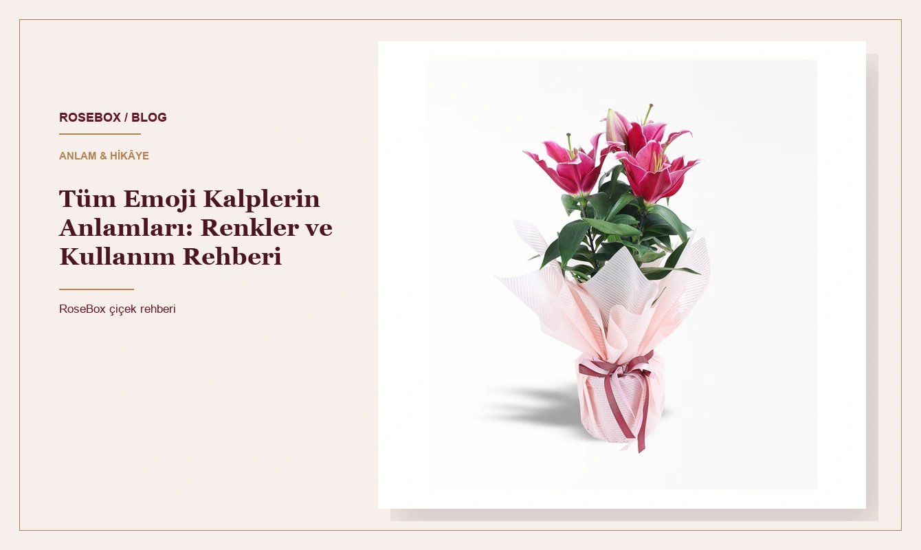 Tüm Emoji Kalplerin Anlamları: Renkler ve Kullanım Rehberi