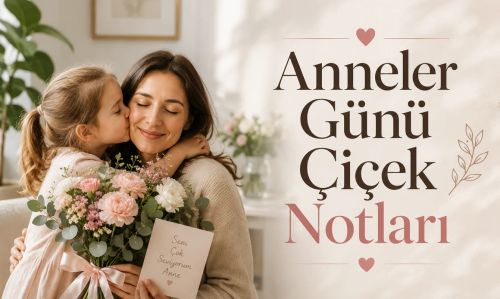 Anneler Günü Çiçek Notları