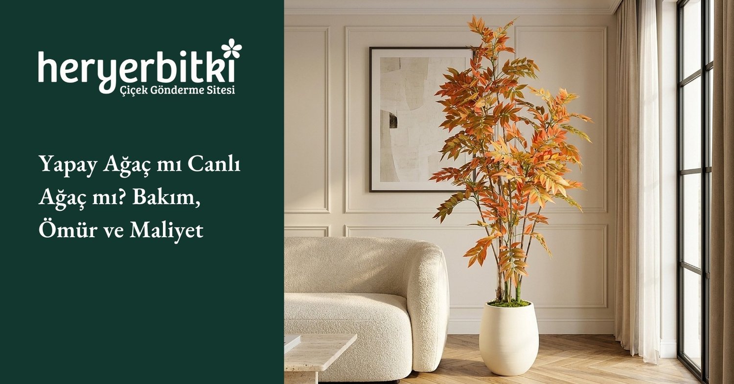 Yapay Ağaç mı Canlı Ağaç mı? Bakım, Ömür ve Maliyet