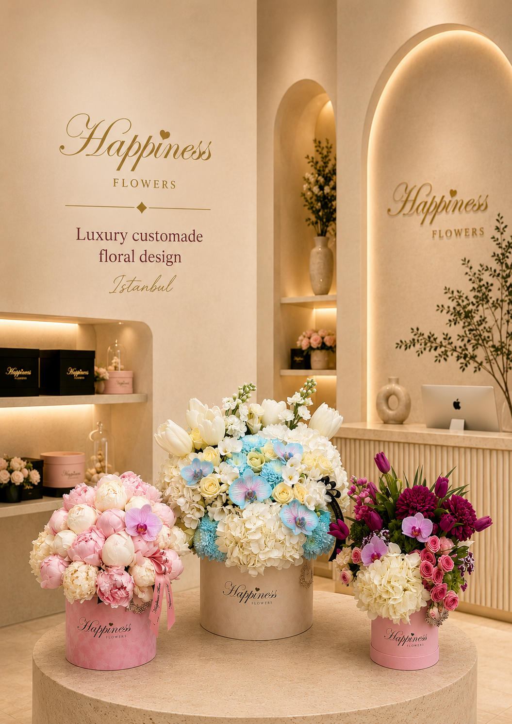 Happiness Flowers'ın Benzersiz Çiçek Tasarımları 
